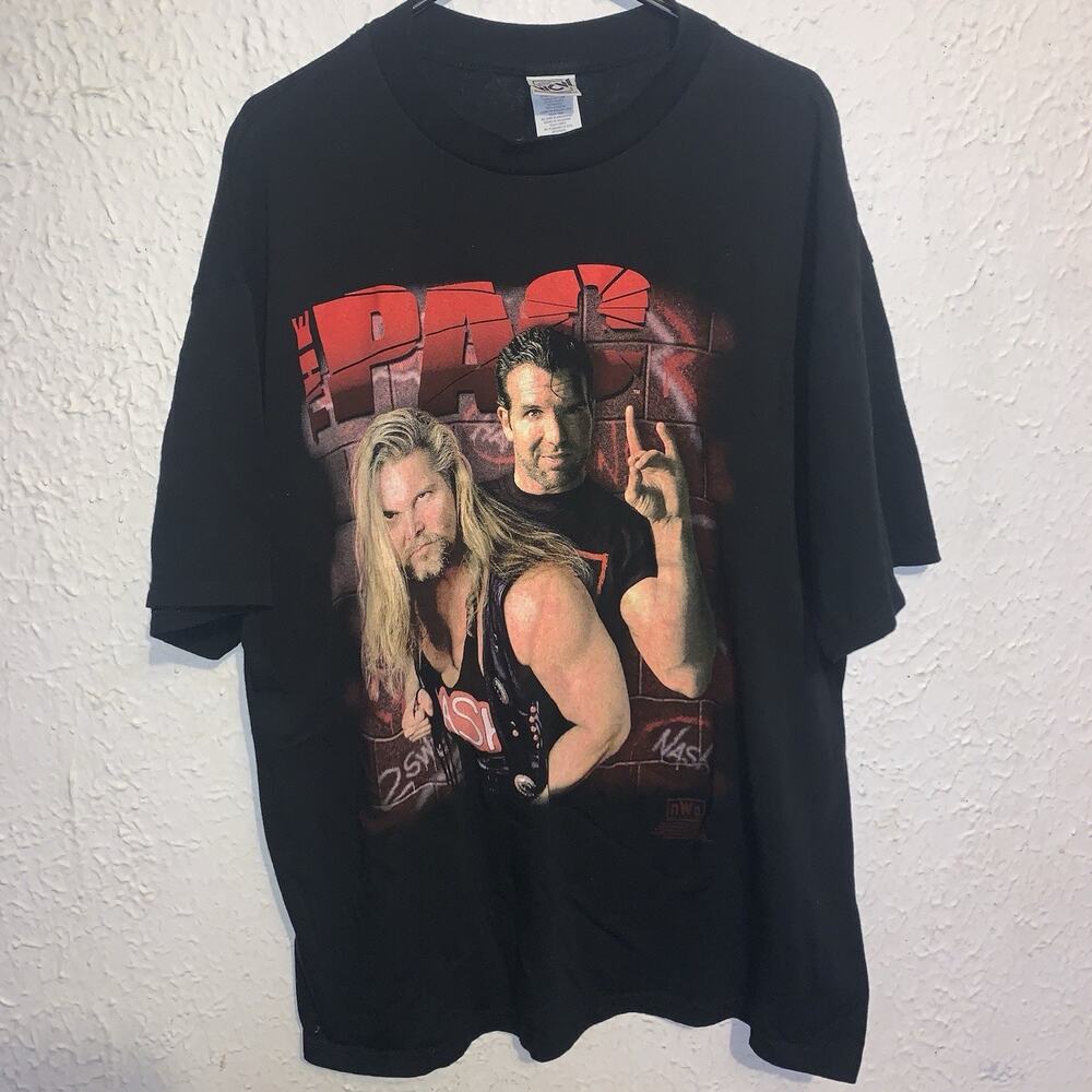 Vintage 1998 NWO New World Order The PAC No Mercy WCW WWF Wrestling Shirt 2XL